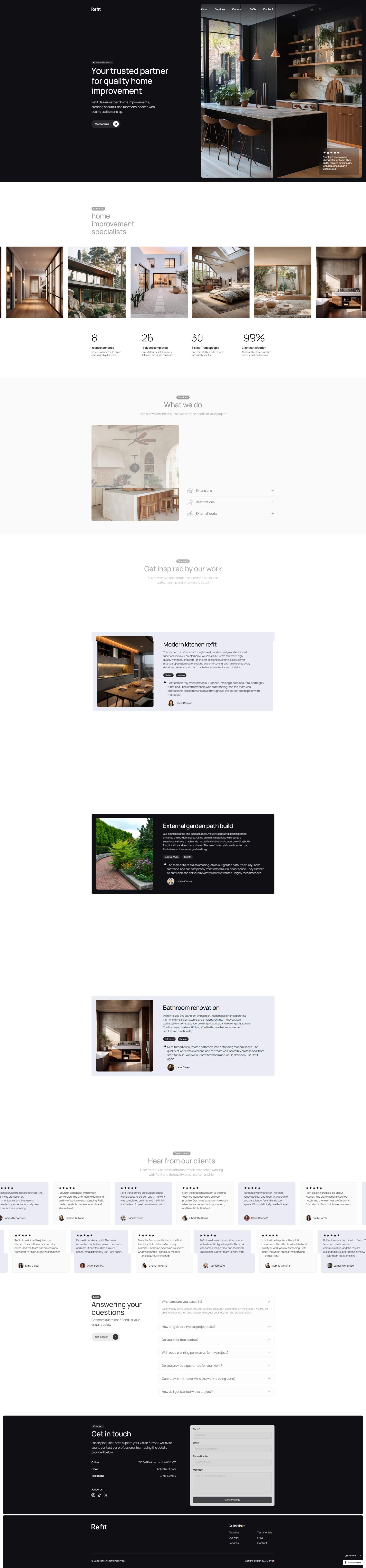 Refit Interior Solutions